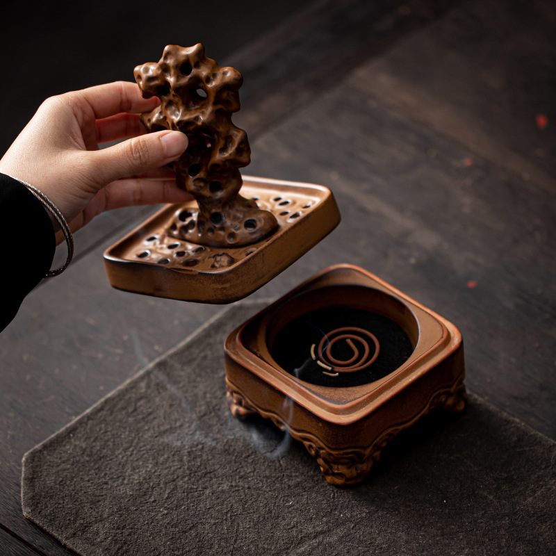 Title 1, Creative Ceramic Sandalwood Box Incense Holder ...