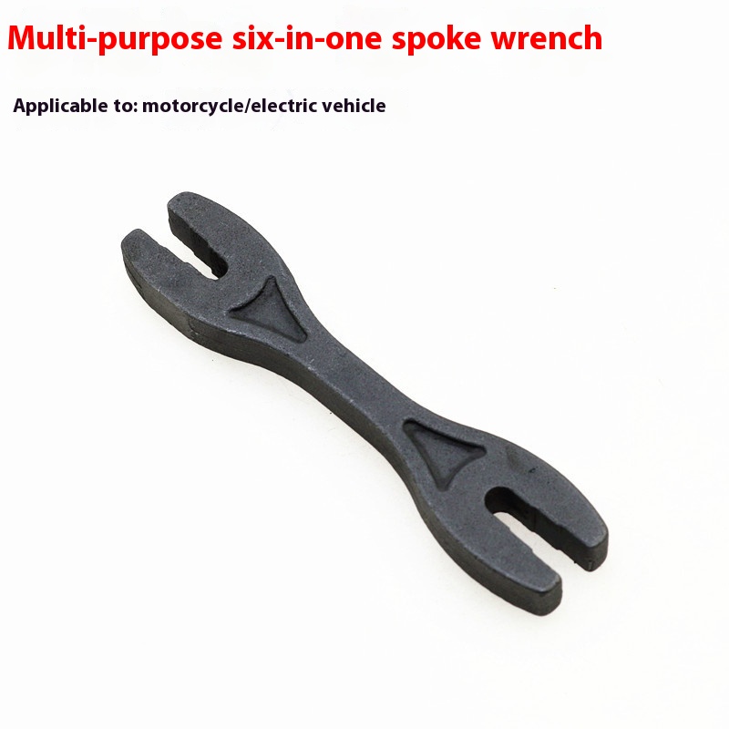 Multifunctional Six-in-one Motorcycle Electric Car Spokes Tool Wrench