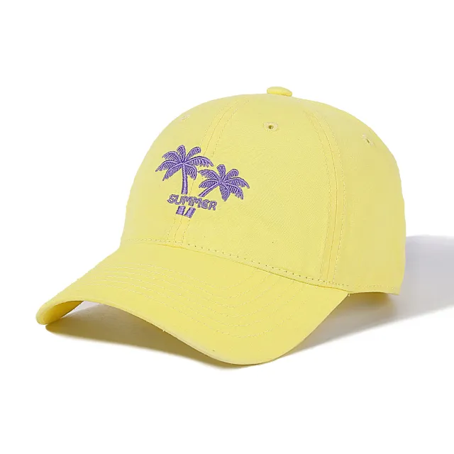 Versatile Soft Top Embroidered Baseball Cap Yellow - Shop at LoveMi