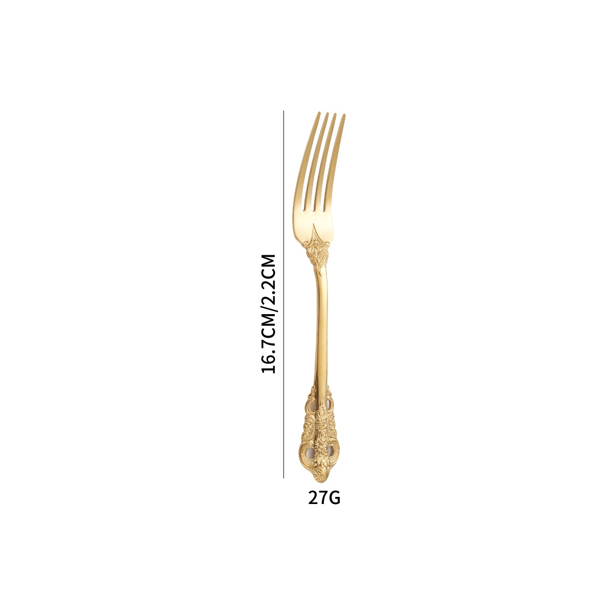 Dessert Fork Gold