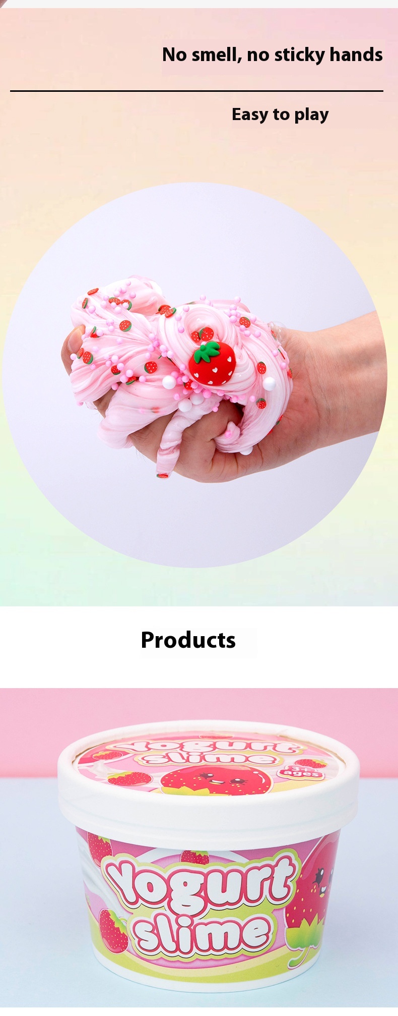 Yogurt Slime | Cute Frozen Yoghurt Slimes