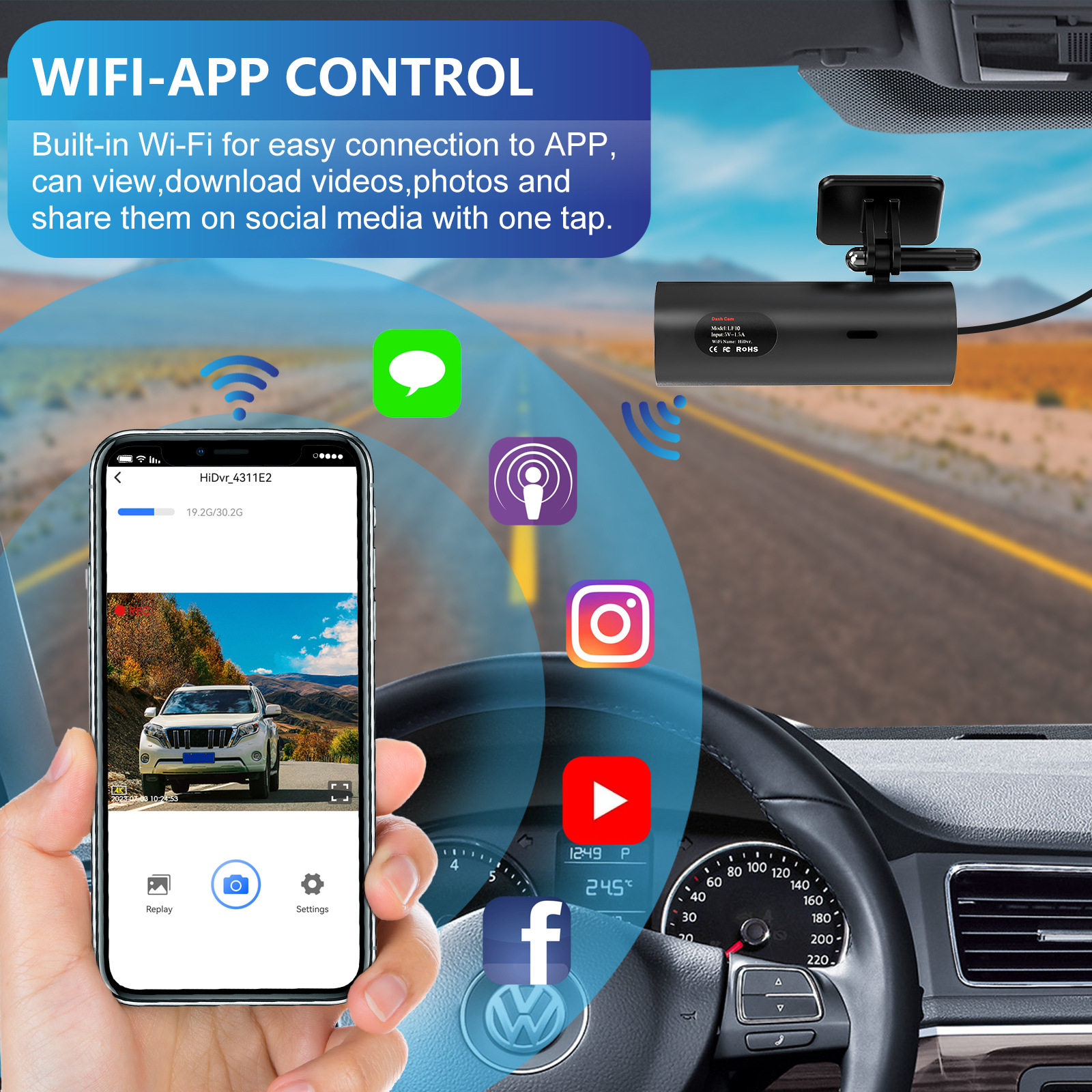 Title 3, WiFi 4K High-definition Driving Recorder