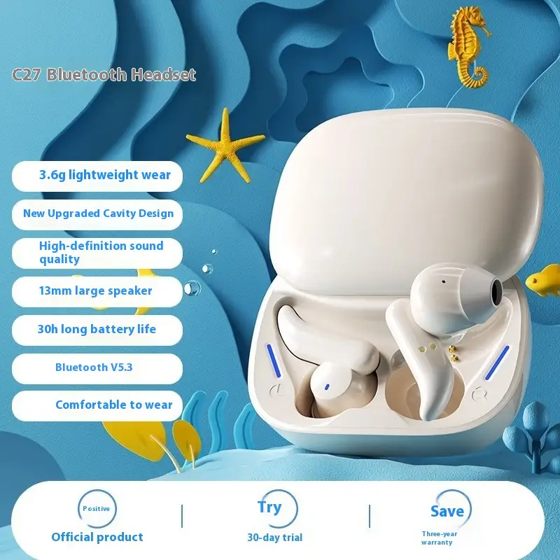 In-ear Noise Reduction C27 True Wireless Bluetooth Headset
