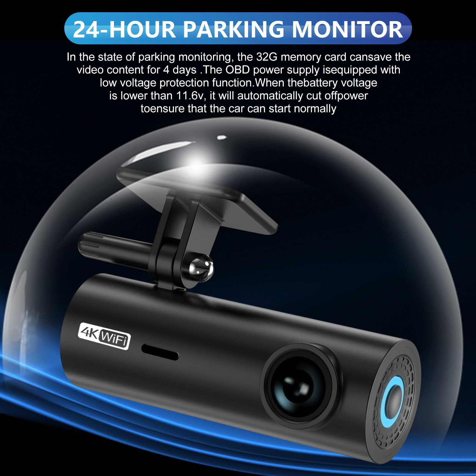 Title 5, WiFi 4K High-definition Driving Recorder