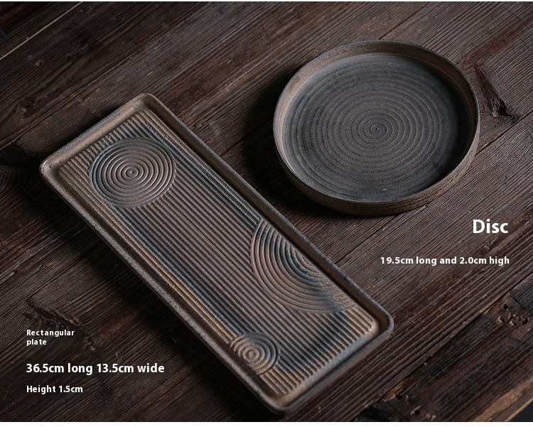 Title 1, Handmade Retro Gilding Bamboo Tea Tray Saucer, ...
