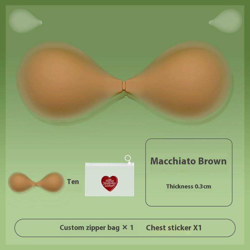 Macchiato Brown Zipper Bag
