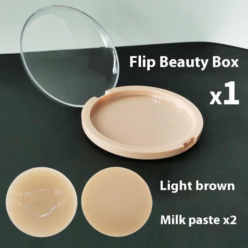 Flip Makeup Box Light Coffee