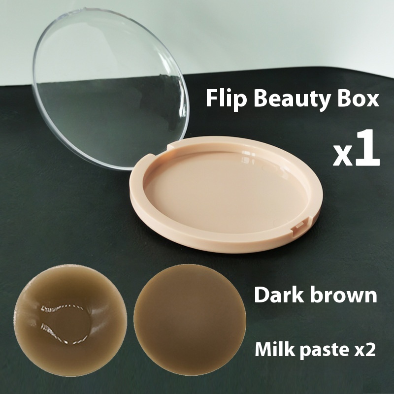 Flip Makeup Box Deep Coffee