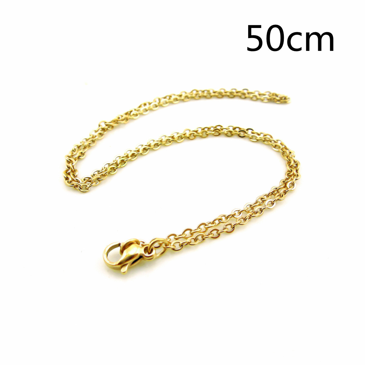 Cross Chain Gold 50cm