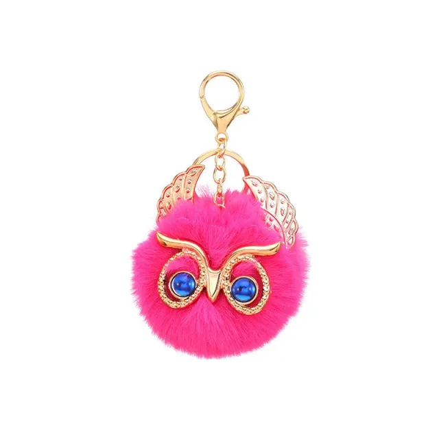 Rabbit Fur Keychain Decorative Ornaments Style 5 - Shop at LoveMi