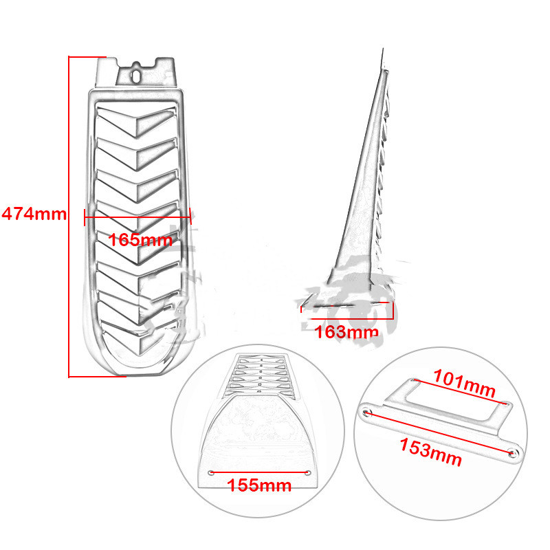 Motorcycle Accessories Suitable For Soft Tail Breakout Modified Car - Image 2