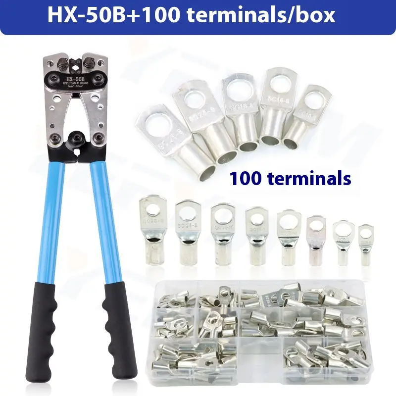 HX-50B Large Terminal Crimping Pliers