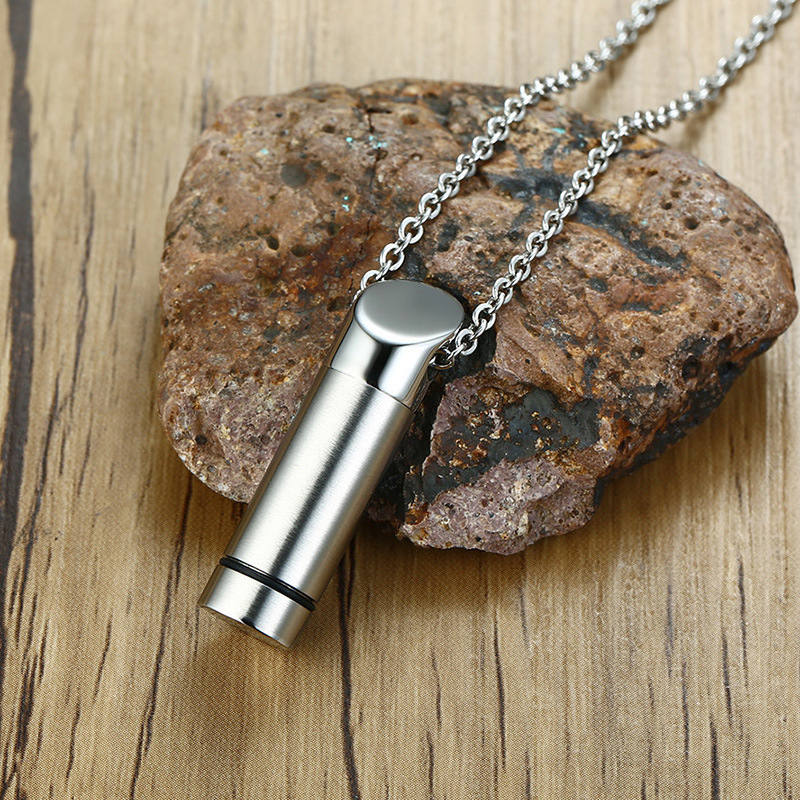 Steel Pendant Necklace