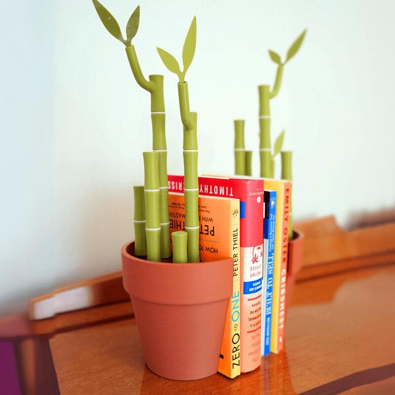 Title 1, Multi Functional Bamboo Simulation Potted Plant