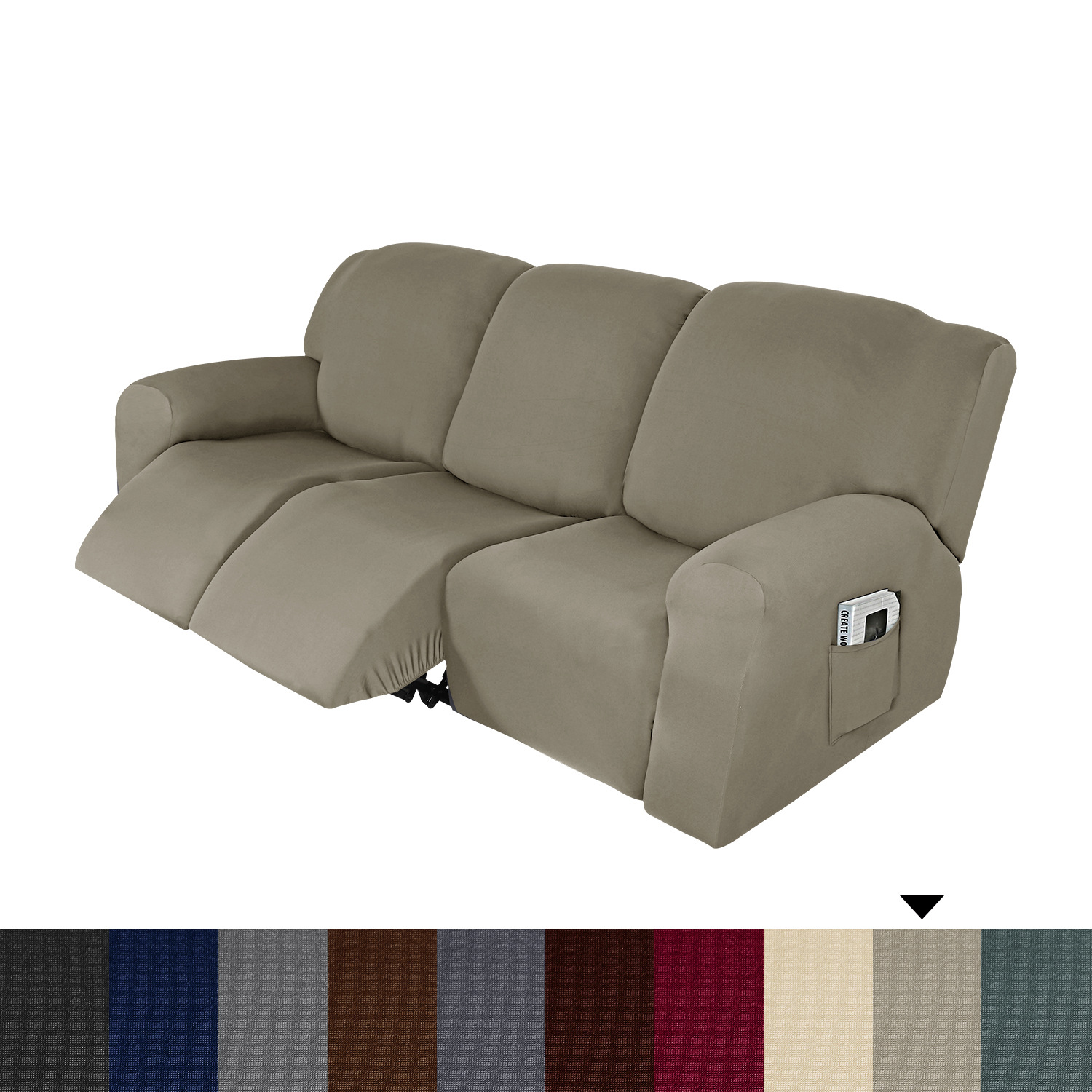 Title 3, Household Milk Silk Recliner Sofa Cover