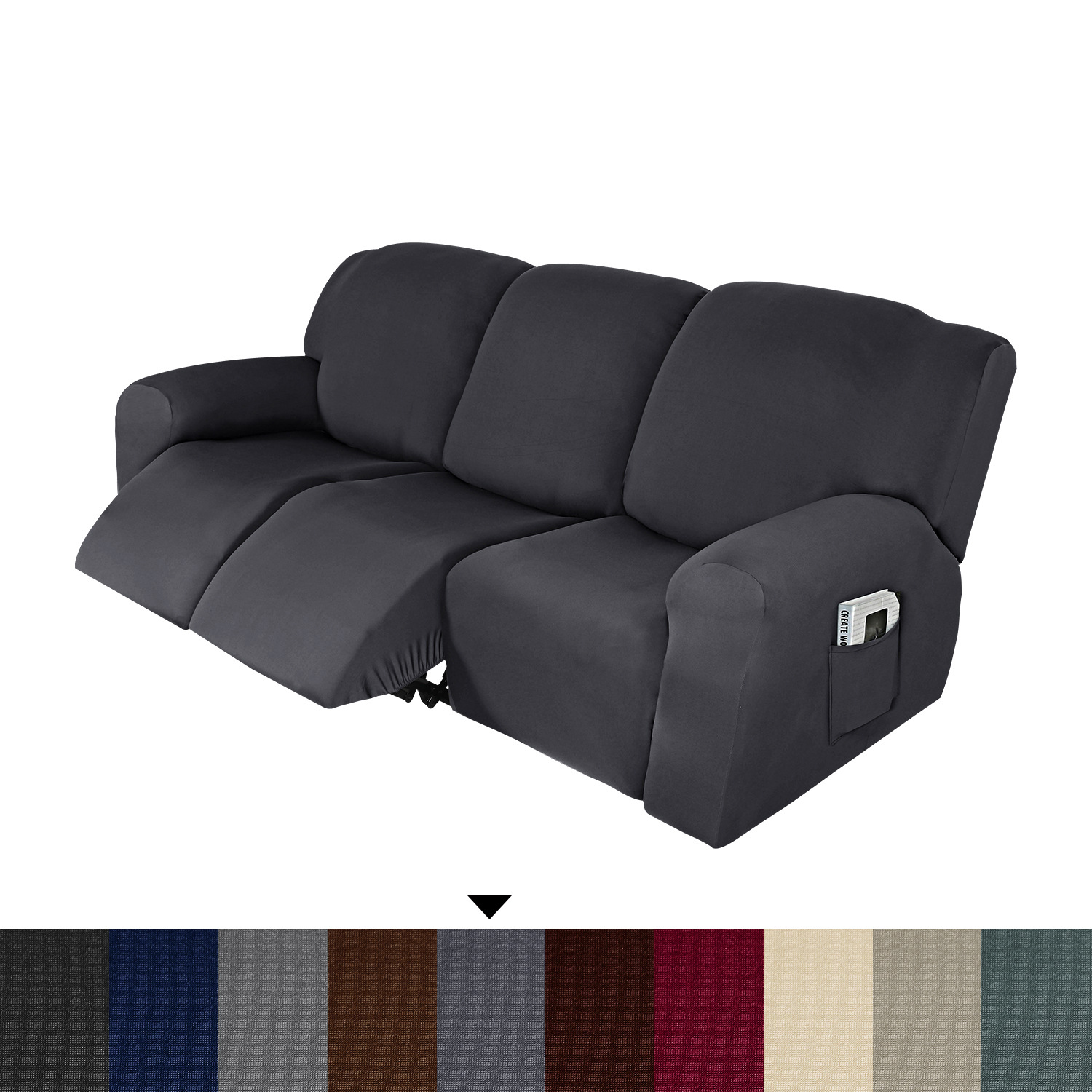 Title 4, Household Milk Silk Recliner Sofa Cover