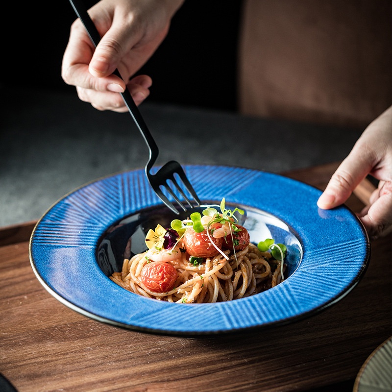 Title 4, Table-mounted Thick Soup Deep Plates Straw Hat ...