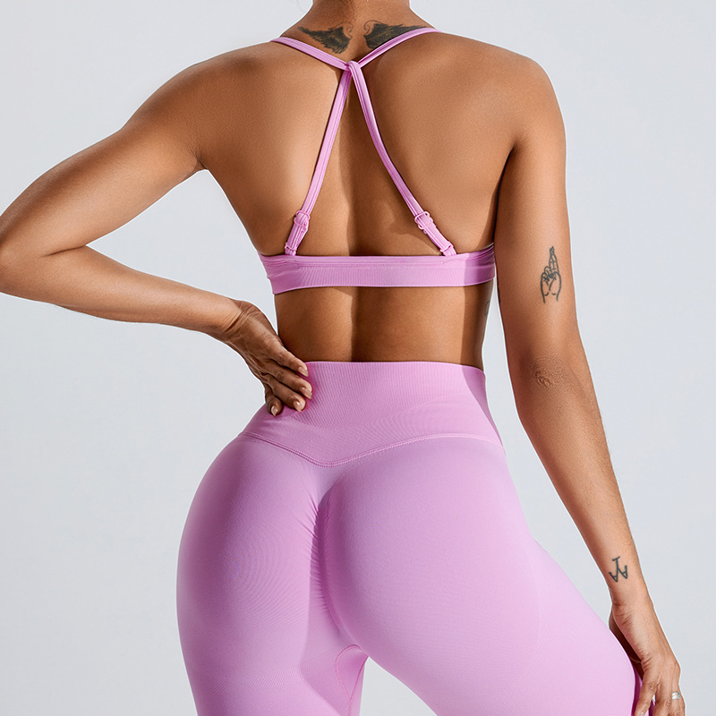 Title 2, New Seamless Yoga Clothing Top for Women