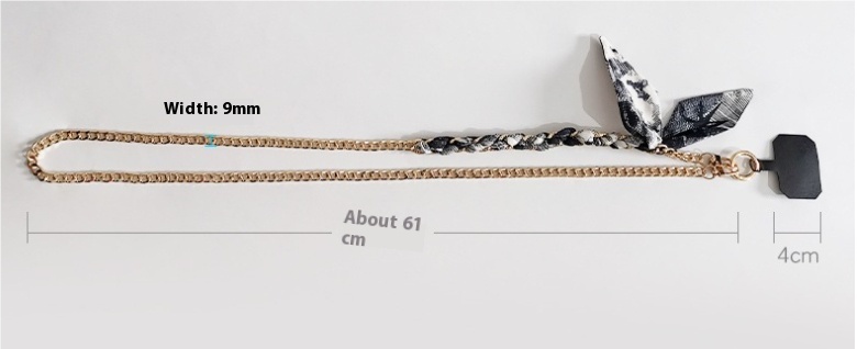 Title 1, Crossbody Scarf Chain Lanyard Women