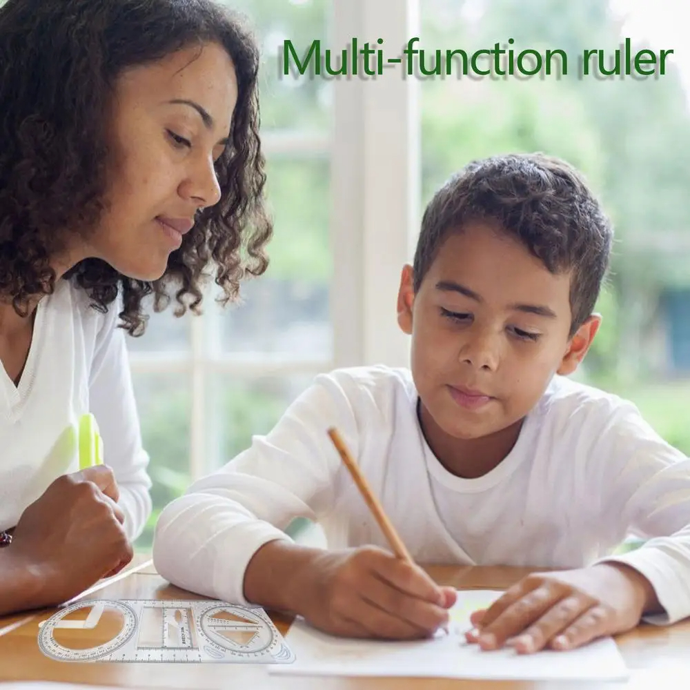 Title 4, Régua de Desenho Multifuncional Matemática para...