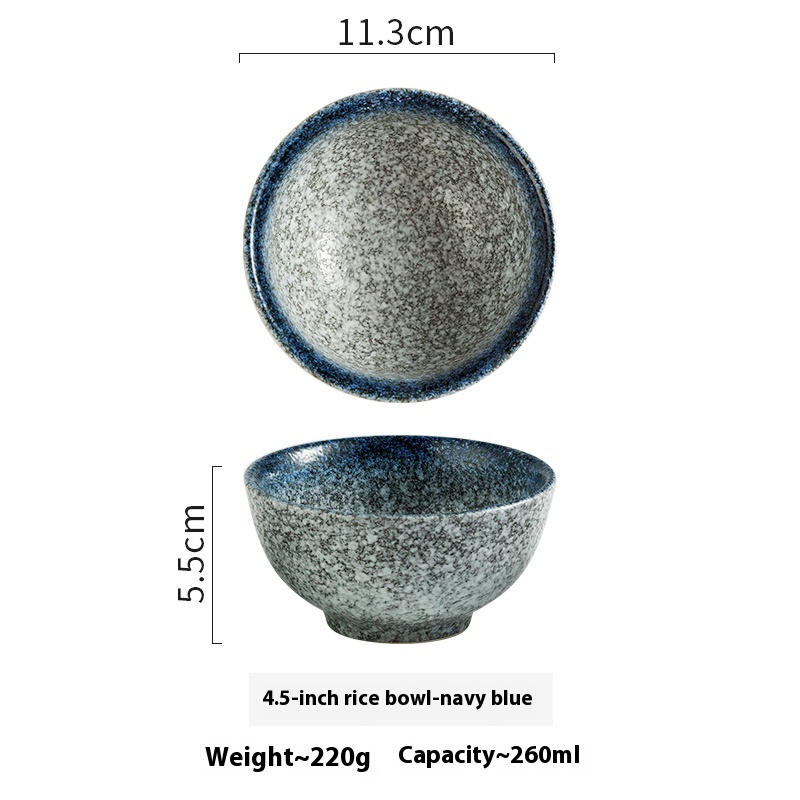 4.5inch bowl navy blue