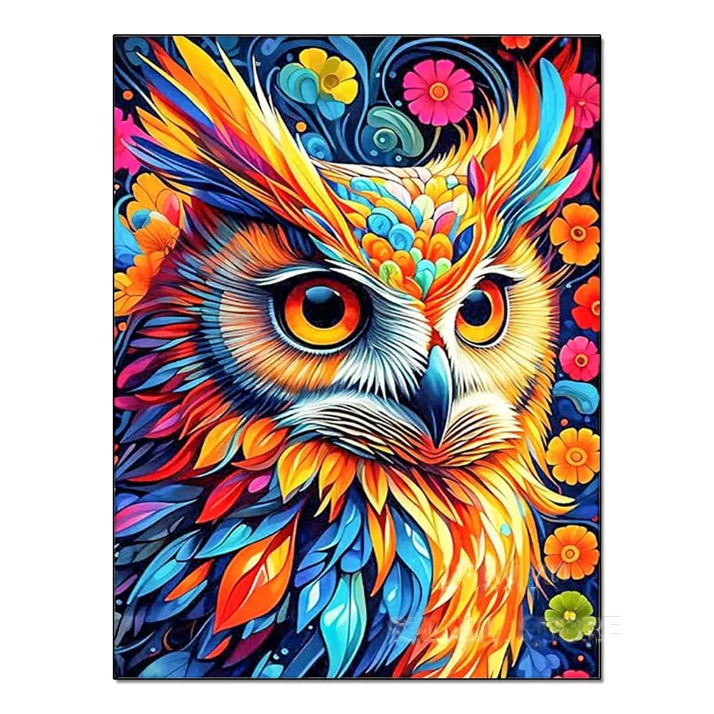 DIY Handmade Diamond Painting With Colorful Animals And Full Diamonds - Fdx3630