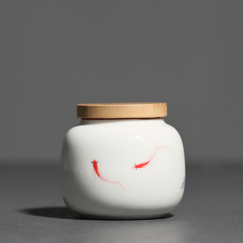 White Porcelain Fish Play