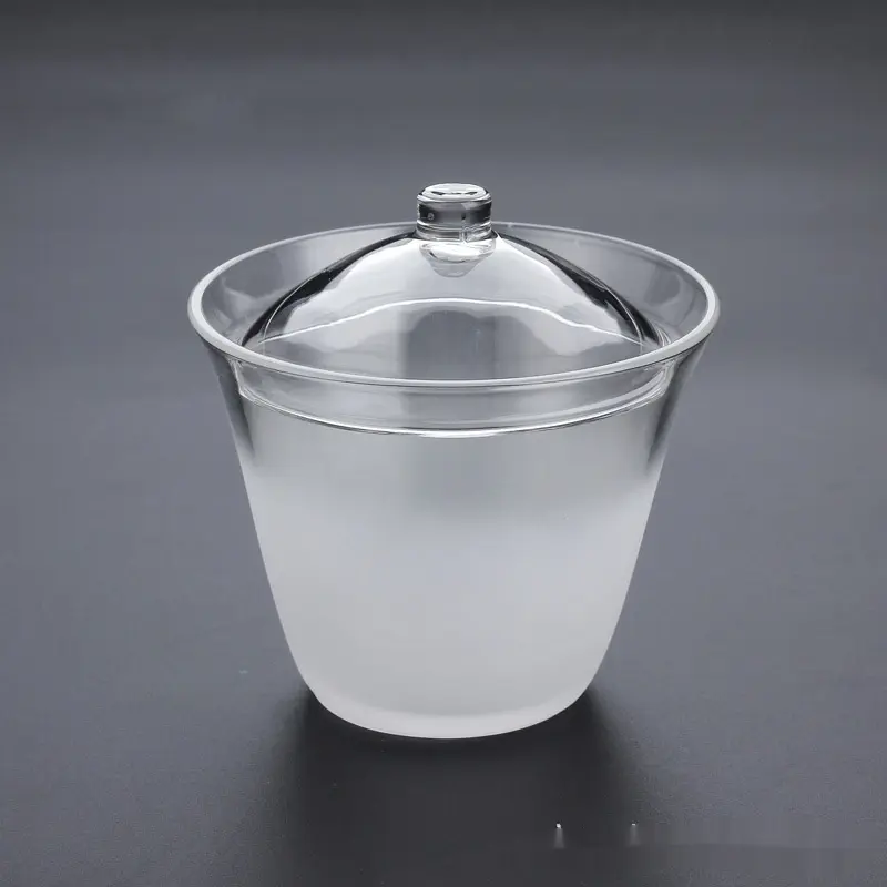 Thick Heat-resistant Frosted Glass Lid Bowl
