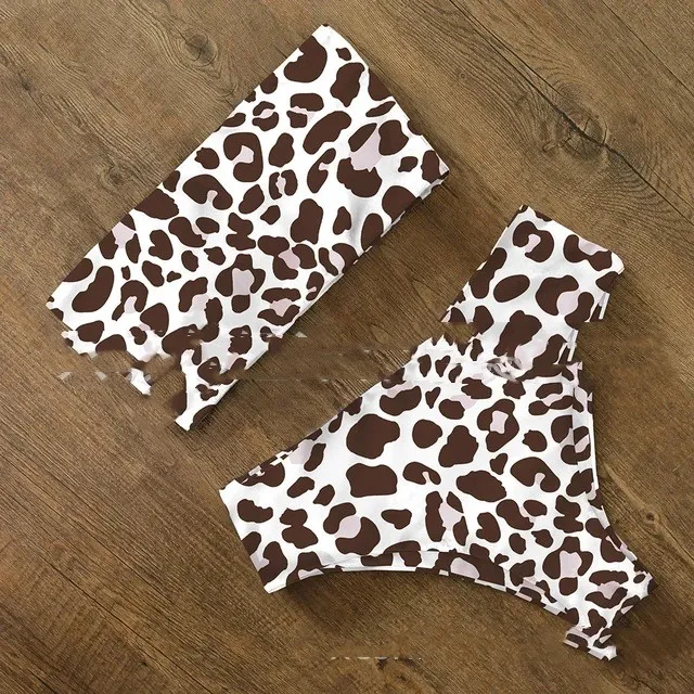 European And American Style Women Sexy Split Flat Bikini Leopard - Shop at LoveMi