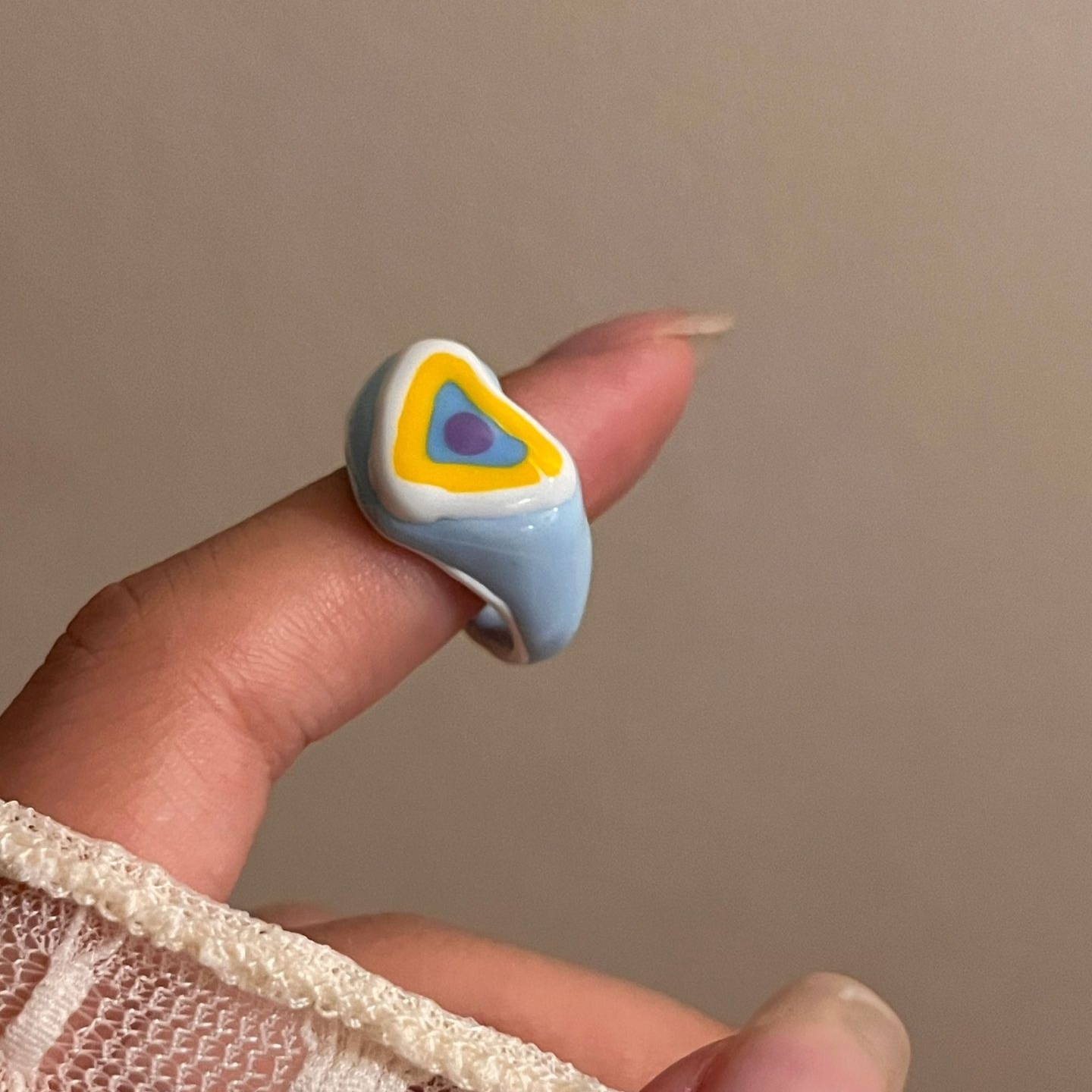 Yellow Heart Shaped