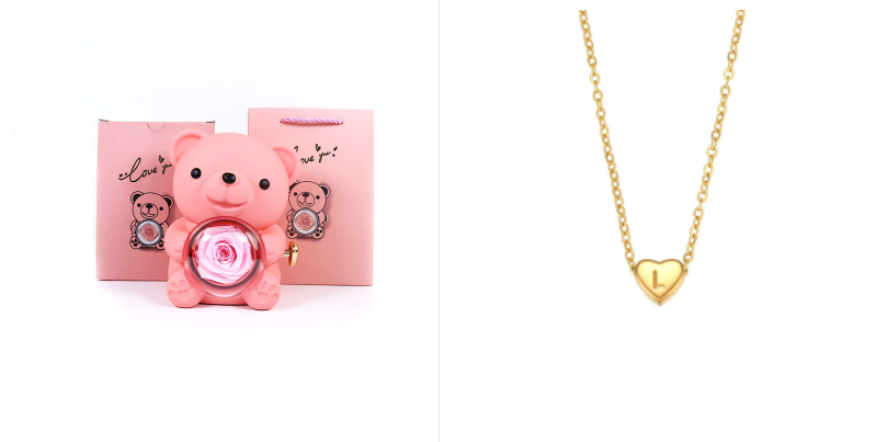 With Pink box