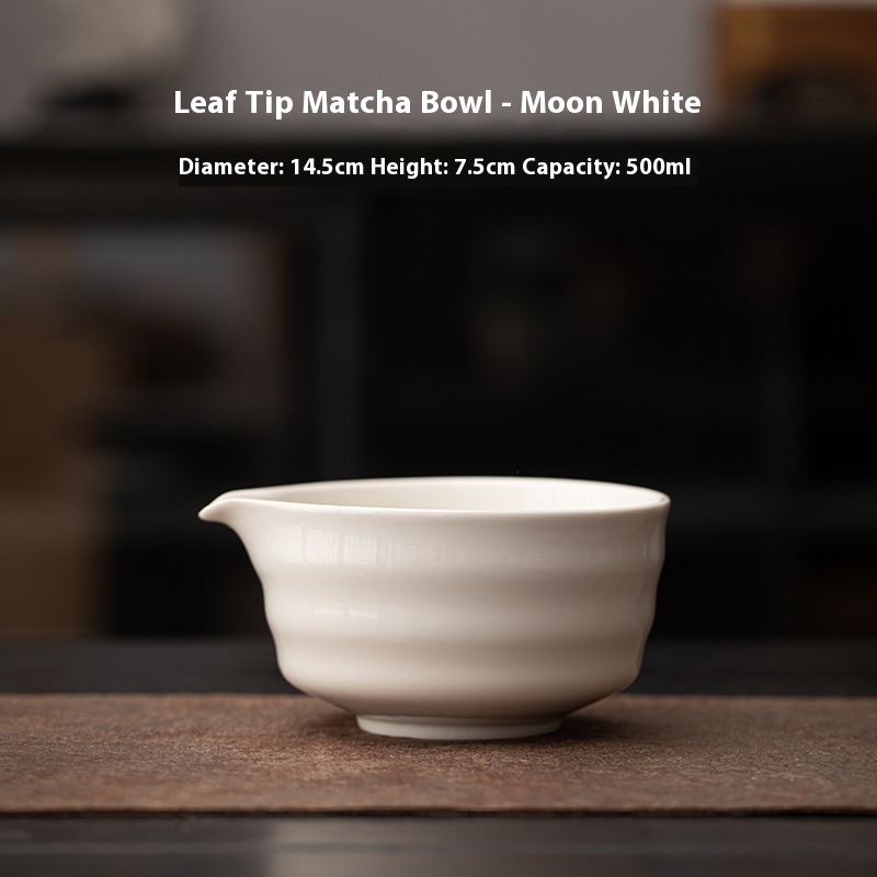 Tip Matcha Bowl Moon White