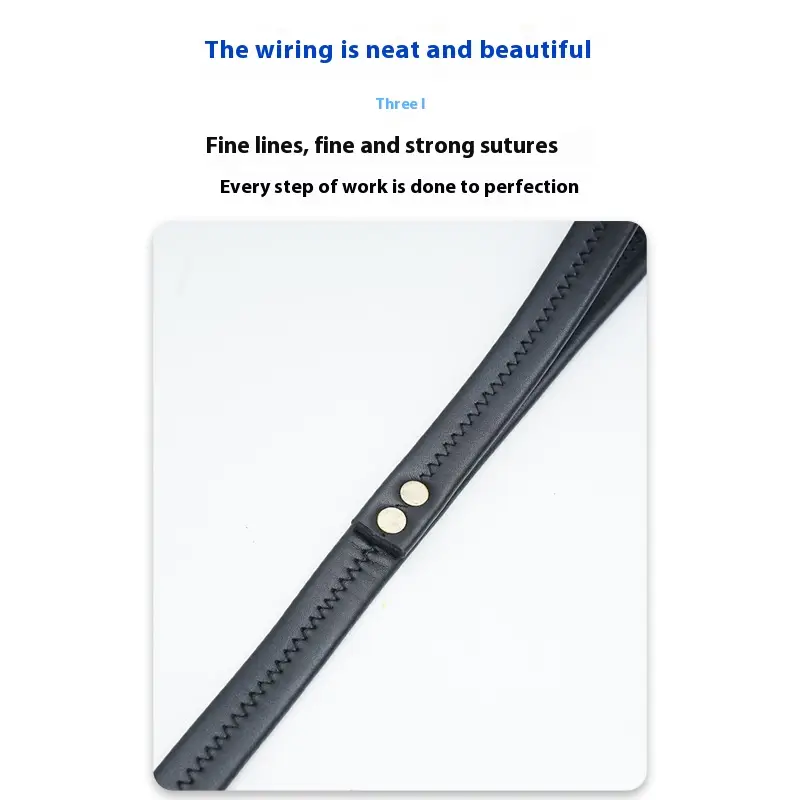 Roran High-grade PU Leather Pet Traction Belt