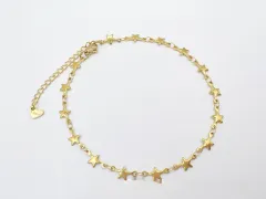 Simple Niche European And American Style Stainless Steel Anklets - 22 Stars - View 1