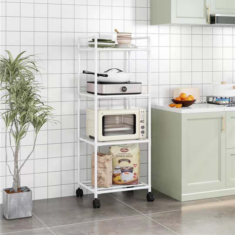 Title 2, Kitchen Shelf Trolley Floor Multi-layer Househo...