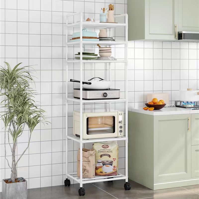 Title 3, Kitchen Shelf Trolley Floor Multi-layer Househo...