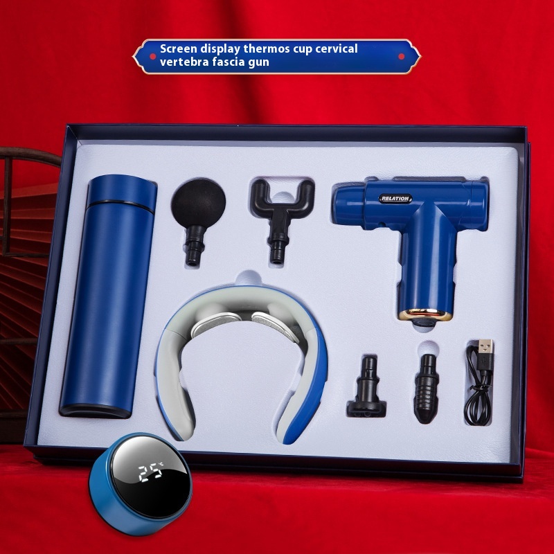 Warm Cup Massage Gun F6 Blue