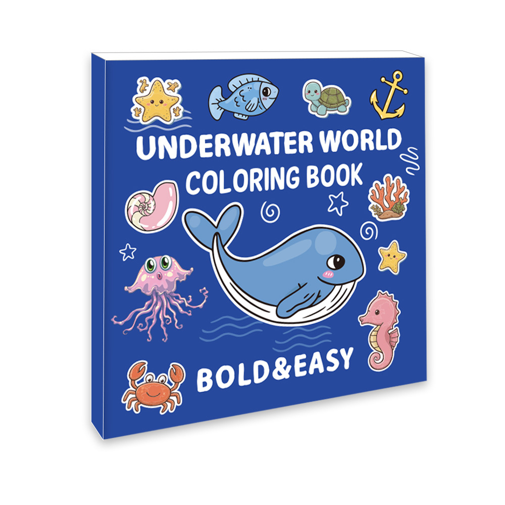 Underwater World Coloring Book