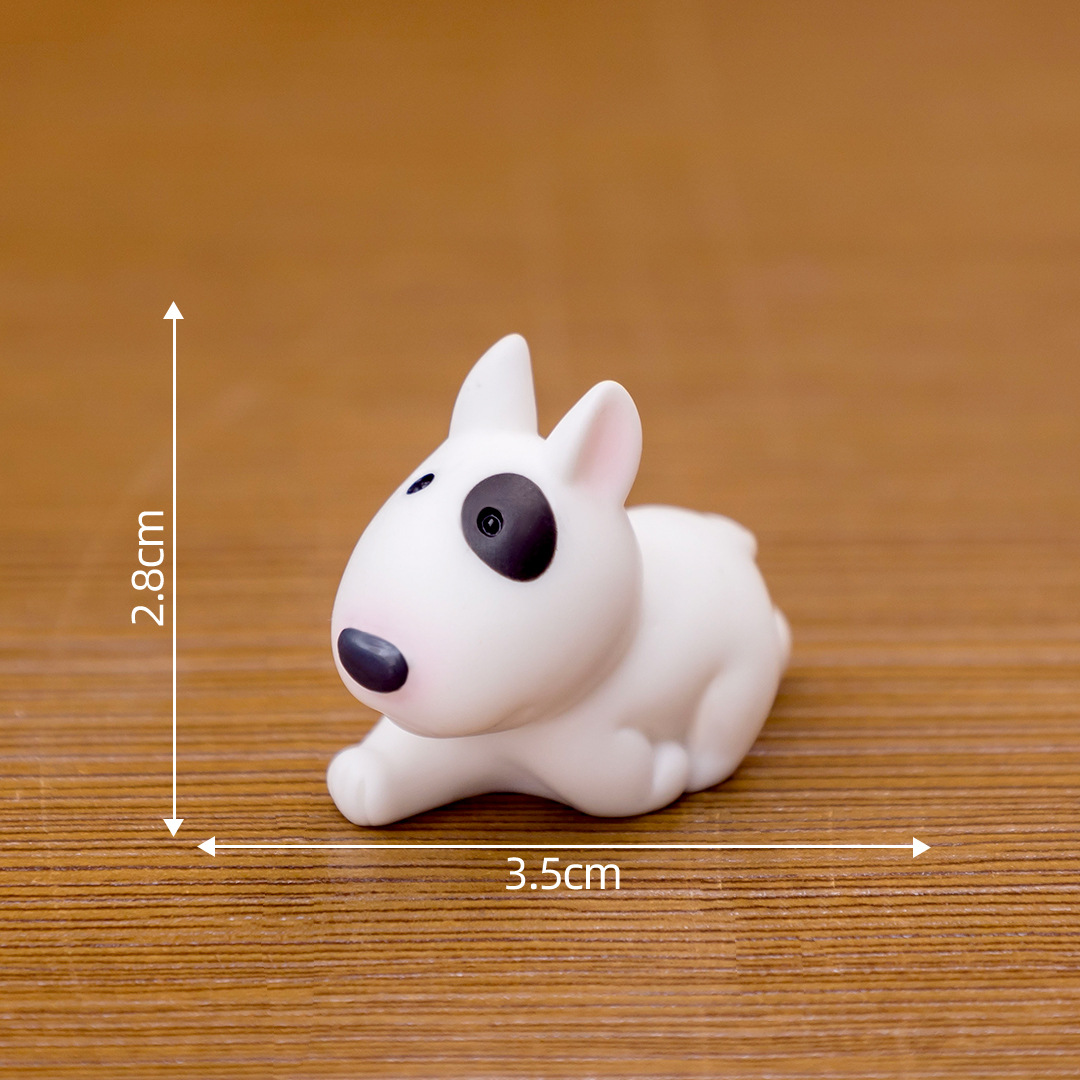 Title 2, Creative Cute Bull Head Terrier Puppy Micro Lan...