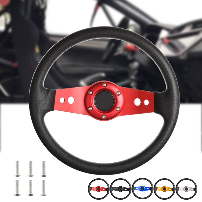 Title 8, Competitive Universal Steering Wheel PU Modifie...