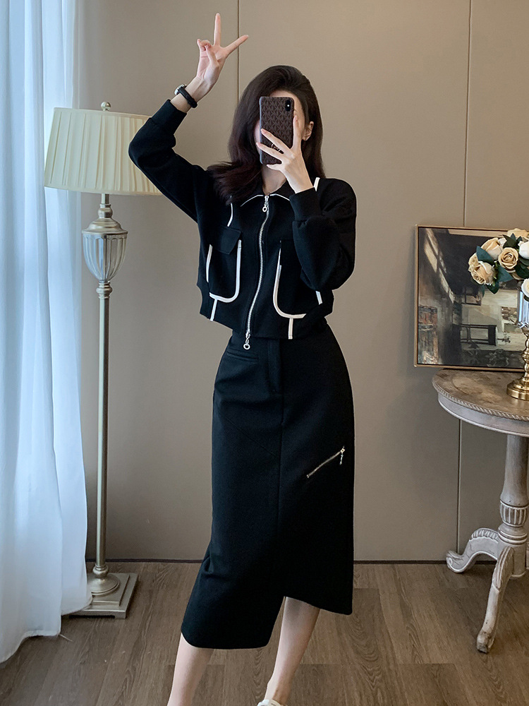 Women's Fashion All-matching Casual Retro Suit