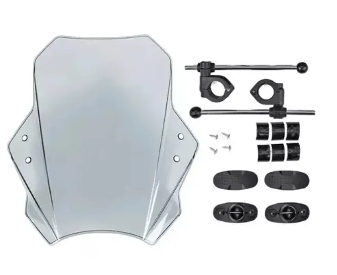 Suitable For Motorcycle Windscreen Gray