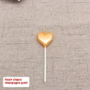 Heart Champagne Gold