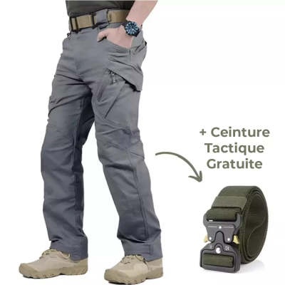 Grey and green waistbands