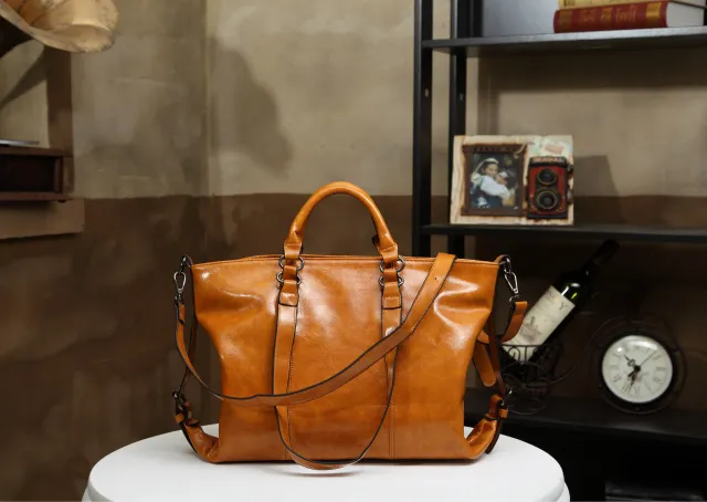 new winter tide Europe retro Fashion Handbag Shoulder Bag Satchel handbags Yellow - Shop at LoveMi