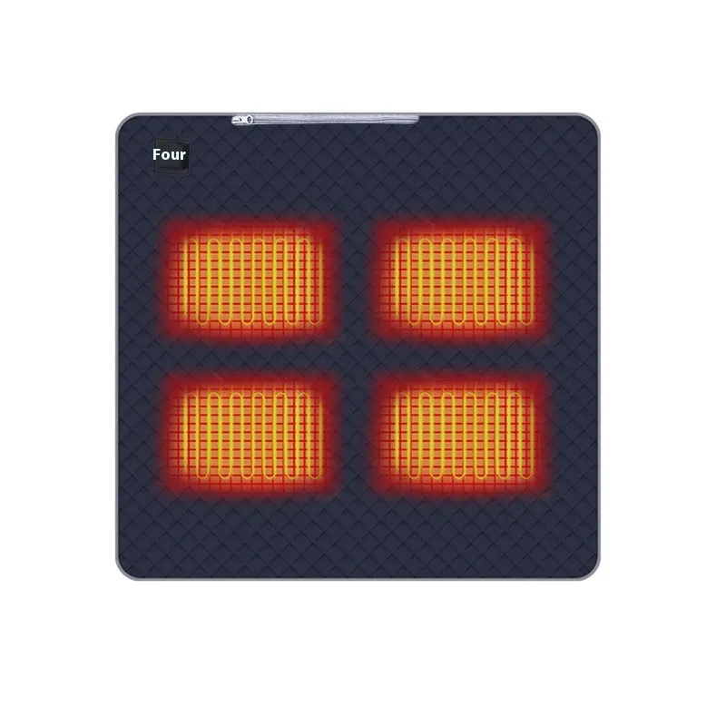 Smart 5v Heating Office Outdoor Electric Heating Blanket - Navy Blue