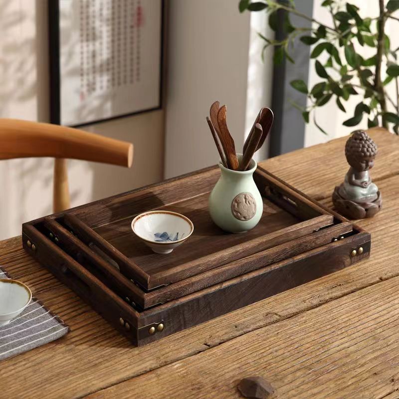 Title 4, Fashion Chinese Solid Wood Household Tray