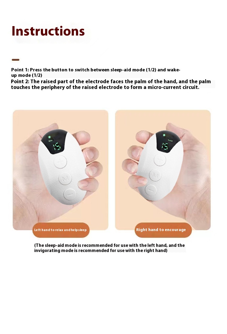 Title 9, New Smart Hand-held Sleeping Aid Instrument Mic...