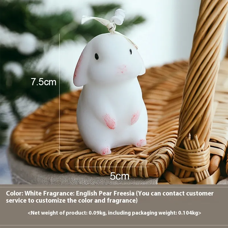Bunny Aromatherapy Candle Mid-Autumn Festival Handmade Aroma - Bunny Aromatherapy Candle