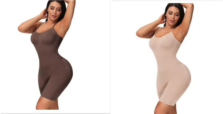 Women's Seamless Body Shaping Bodysuit Thin Elastic Body Shaping Bodysuit Tight Tummy Tummy - Set1-Xl